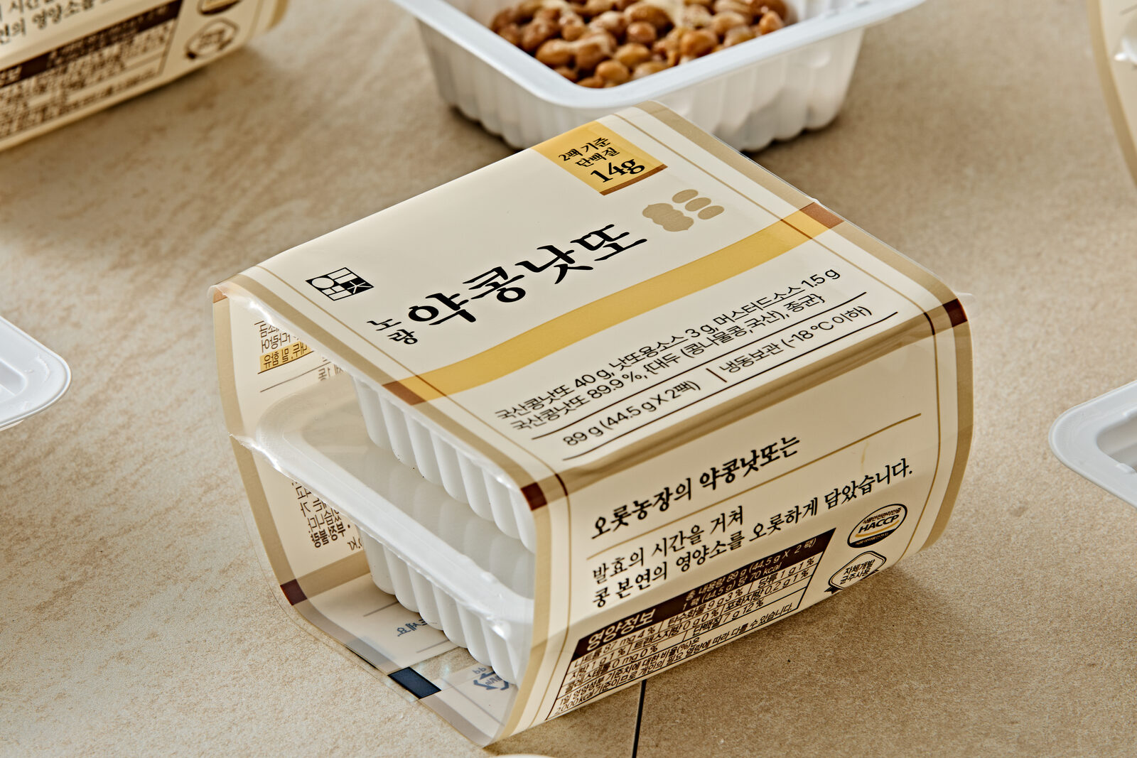 오롯농장 노랑약콩낫또 패키지